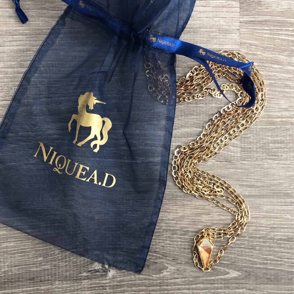Niquea.d Champagne Shimmer Multi-Strand Necklace